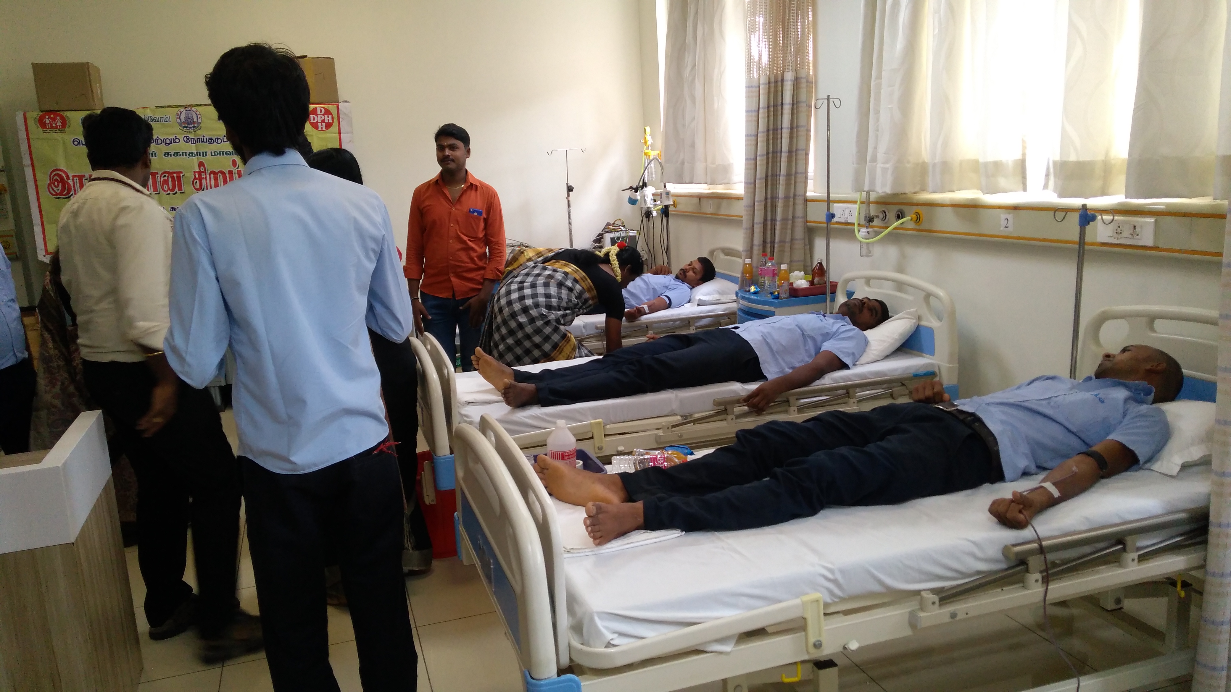 Blood Donation Camp in Hospital